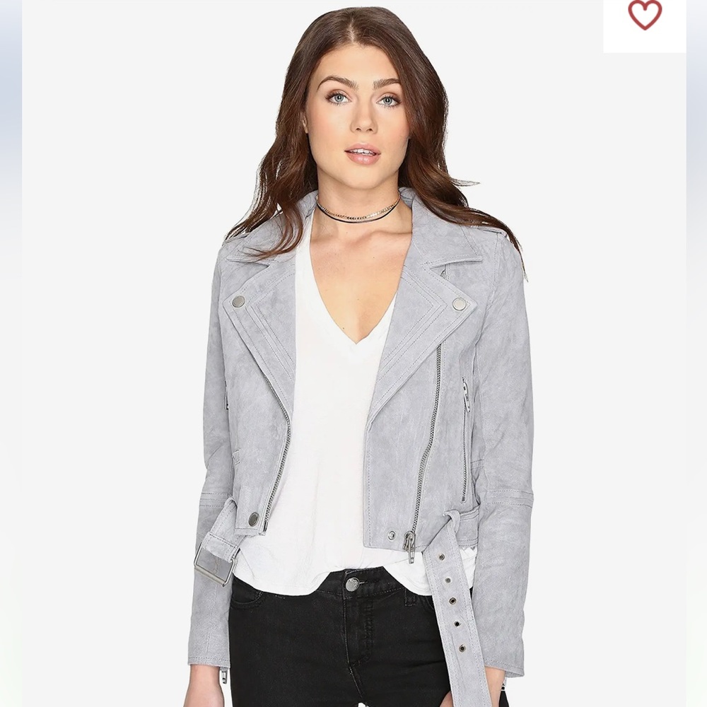 Blank NYC Suede Leather Jacket